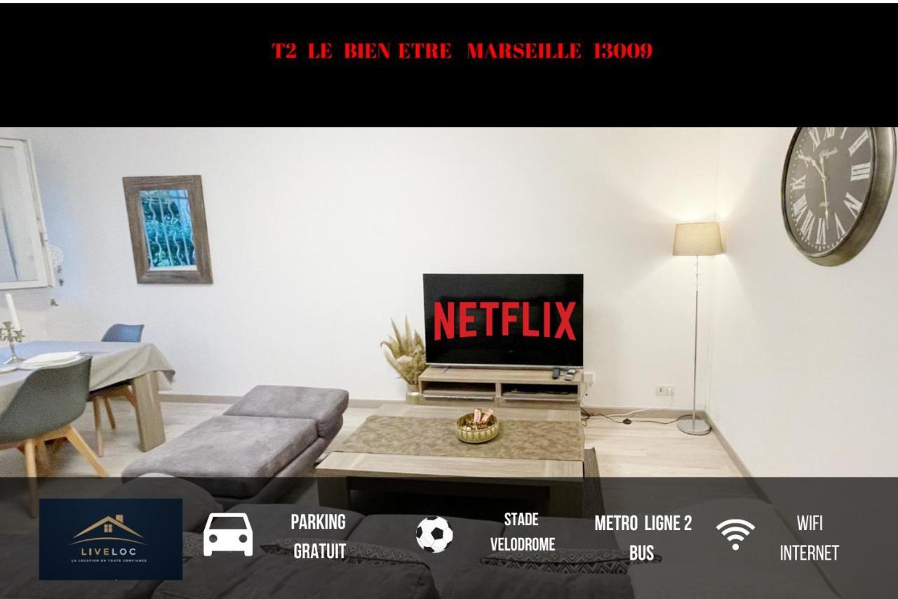 T2 Le Bien Etre Marseille 9Eme-Wifi-Netflix-Metro-Parking-Plage المظهر الخارجي الصورة